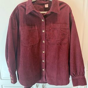 Levi's Burgundy Corduroy Jacket